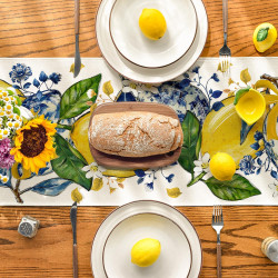 Lemon Pattern Table Runner